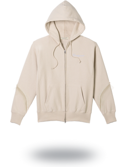 Buckle Hoodie (Beige)