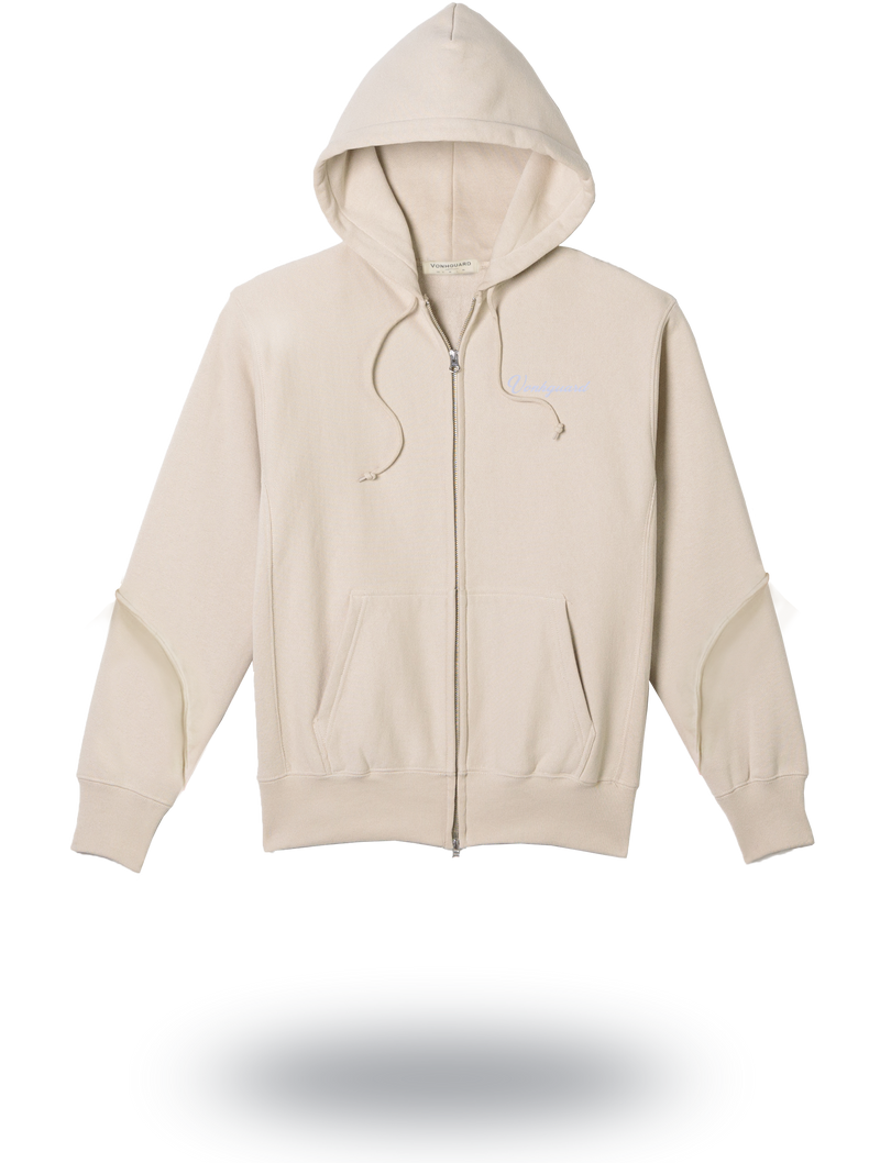 Buckle Hoodie (Beige)